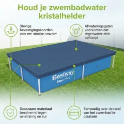 Bestway Frame afdekzeil - 221 x 150 cm