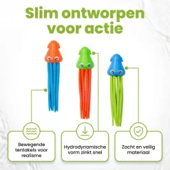 Bestway inktvis duikringen - Set van 3