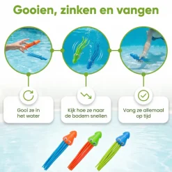 Bestway inktvis duikringen - Set van 3