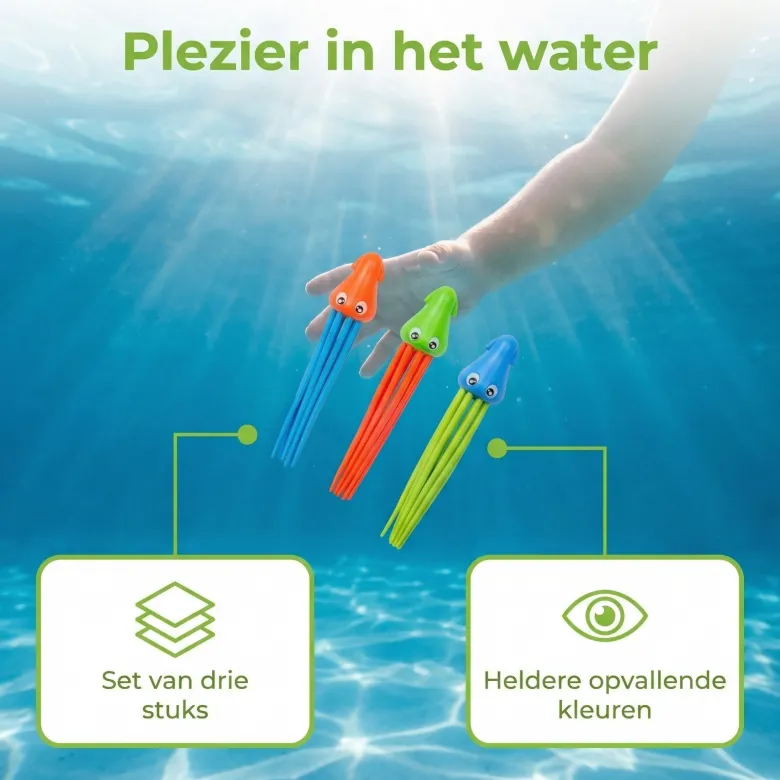 Bestway inktvis duikringen - Set van 3