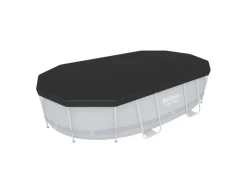 Bestway ovaal 427 x 250 cm afdekzeil - Black