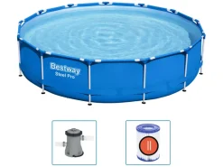 Bestway Steel Pro Ø396 cm zwembad met pomp