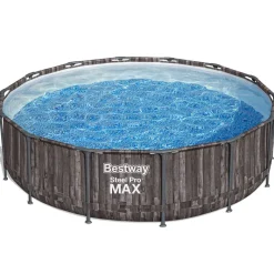 Bestway Steel Pro Max 427 houtlook zwembad