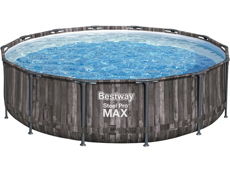 Bestway Steel Pro Max 427 houtlook zwembad