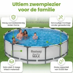 Bestway steel pro max 427x107cm zwembad – 5-delig