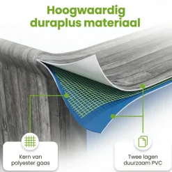Bestway steel pro max 427x107cm zwembad hout – 5-delig
