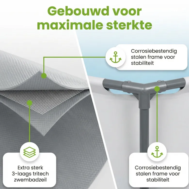 Bestway steel pro max 488x122cm zwembad – 5-delig