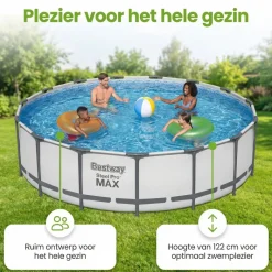 Bestway steel pro max 549x122cm zwembad – 5-delig