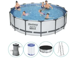 Bestway Steel Pro Max Ø457 zwembad met accessoires