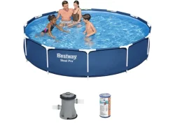 Bestway steel pro 366x76cm zwembad – 3-delig