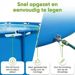 Bestway steel pro 396x84cm zwembad – 3-delig