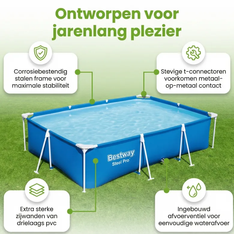 Bestway steel pro 300x201x66cm zwembad