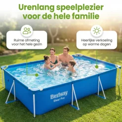 Bestway steel pro 300x201x66cm zwembad – 3-delig