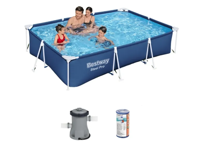 Bestway steel pro 300x201x66cm zwembad – 3-delig