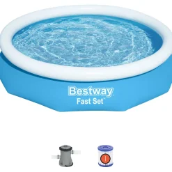 Bestway 305 x 66 cm Fast Set zwembad met filterpomp