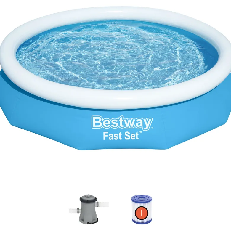 Bestway 305 x 66 cm Fast Set zwembad met filterpomp