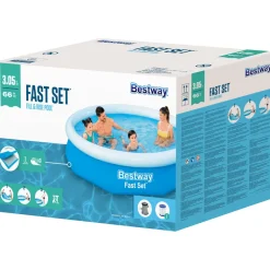 Bestway 305 x 66 cm Fast Set zwembad met filterpomp