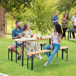 Bichl 3-delige inklapbare biertafelset