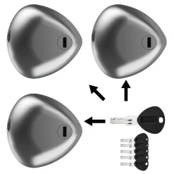 Blackstone Silver COMBO set van 3 bestelwagen sloten