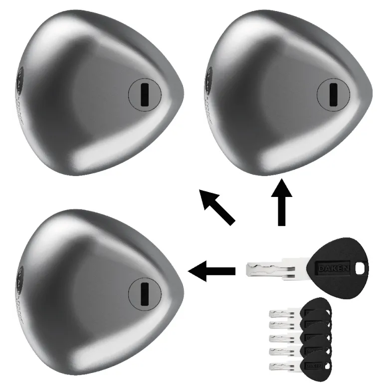 Blackstone Silver COMBO set van 3 bestelwagen sloten