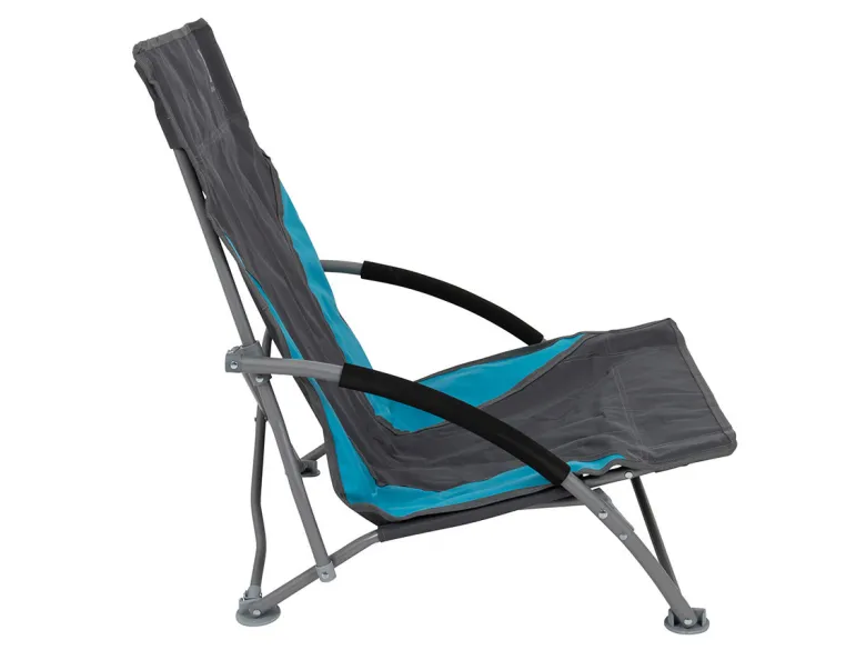 Bo-Camp Beach Chair Compact strandstoel - Blue/Grey