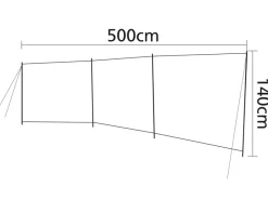 Bo-Camp Caira windscherm