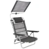 Bo-Camp campingstoel zonnescherm