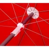 Bo-Camp Ø 165 cm parasol met knikarm - Red