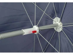Bo-Camp Ø 165 cm parasol met knikarm - Blue