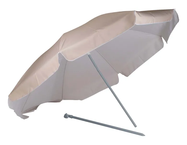 Bo-Camp Ø 200 cm parasol met knikarm - Beige