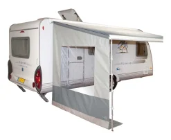 Bo-Camp 225 cm universele luifel zijwand - Grijs