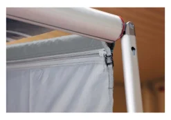 Bo-Camp 225 cm universele luifel zijwand - Grijs