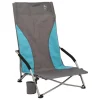 Bo-Camp Compact Hoog strandstoel - Blue/Grey
