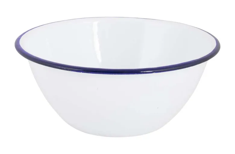 Bo-Camp Emaille Blue 6-delig serviesset