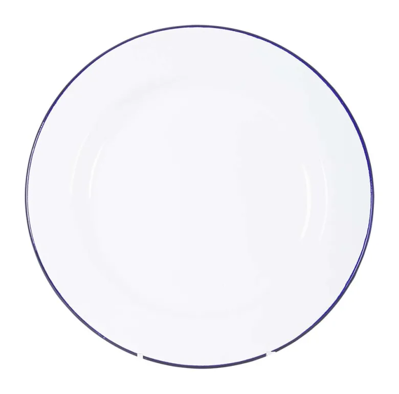 Bo-Camp Emaille Blue 6-delig serviesset