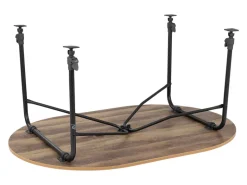 Bo-Camp Feather Oval 130 x 90 tafel