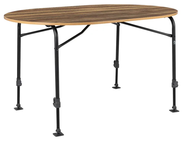 Bo-Camp Feather Oval 130 x 90 tafel