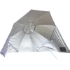 Bo-Camp Grey strandparasol met zijwanden