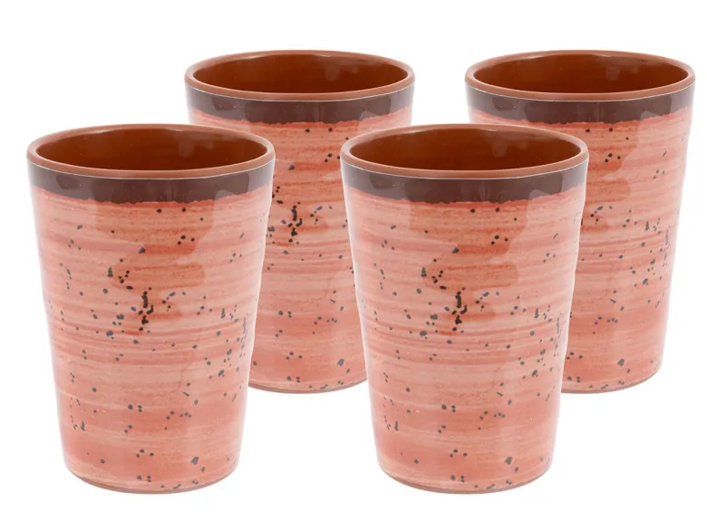 Bo-Camp Halo Clay beker - set van 4