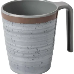 Bo-Camp Halo L set van 4 melamine mokken - Grey