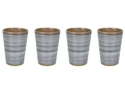Bo-Camp Halo set van 4 melamine bekers - Grey
