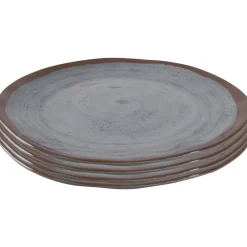 Bo-Camp Halo set van 4 melamine ontbijtborden - Grey