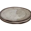 Bo-Camp Halo set van 4 melamine ontbijtborden - Beige