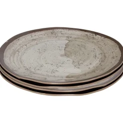 Bo-Camp Halo set van 4 melamine ontbijtborden - Beige