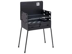 Bo-Camp houtskool barbecue koffermodel - Black
