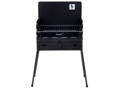 Bo-Camp houtskool barbecue koffermodel - Black