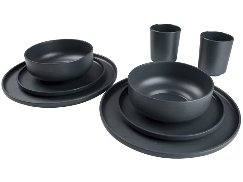 Bo-Camp Industrial Patom 16-delig serviesset - Anthracite