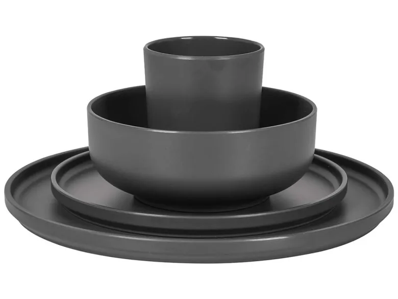 Bo-Camp Industrial Patom 16-delig serviesset - Anthracite