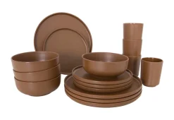 Bo-Camp Industrial Patom 16-delig serviesset - Brown
