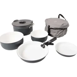 Bo-Camp keramische coating 7-delige camping pannenset